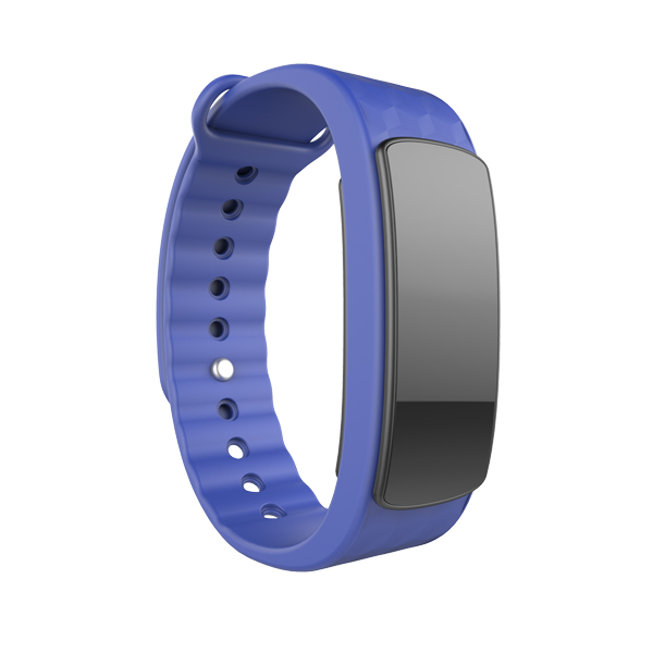 Ts-i3-i6hr-blue I3hr Water Resistant Fitness Activity Tracker With Heart Rate & Pedometer, Blue