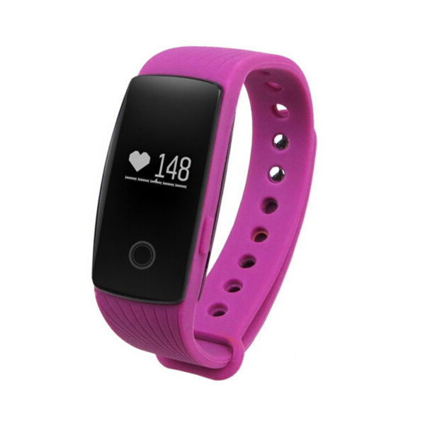 Ts-yx-107purple Gt7 Fitness Tracker With Bluetooth Call & Text Heart Rate Monitor, Purple