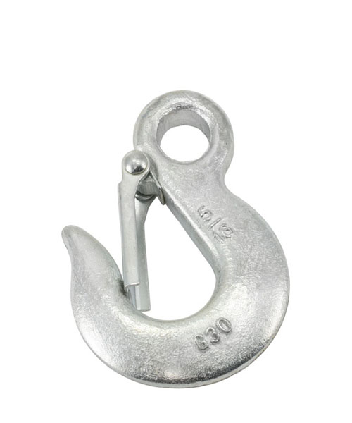 37422 0.31 In. G30 Eye Safety Slip Hook With Safety Latch - Pack Of 2