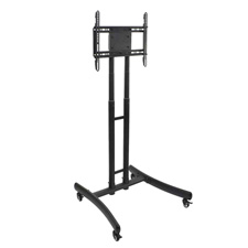 Fp1000 Height Adjustable Rolling Tv Stand