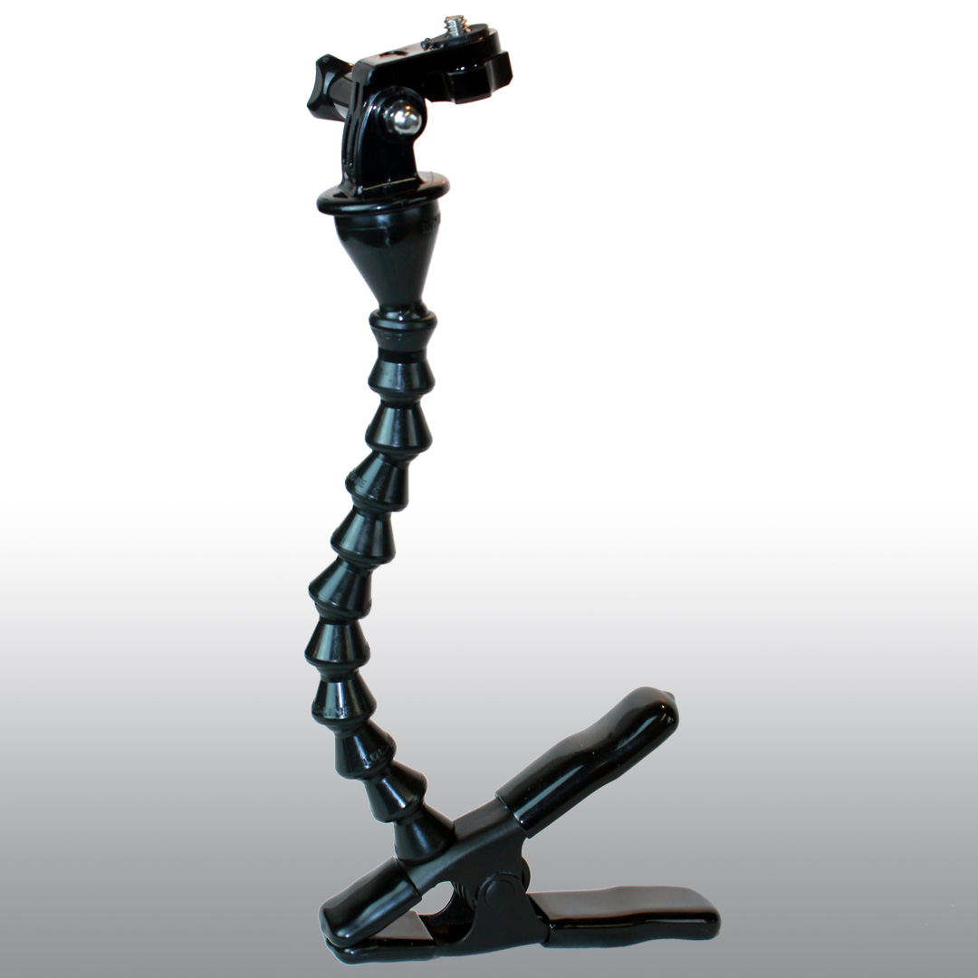Cam-9-cb Action Camera Gopro Style Mini Clamp Stand & Mount