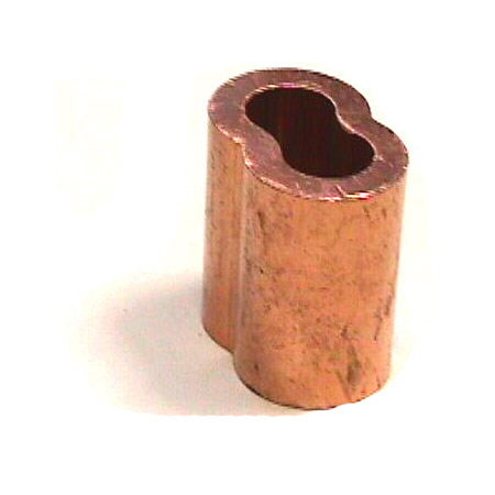 Csl187x100 0.18 Copper Swage Sleeves, Pack Of 100