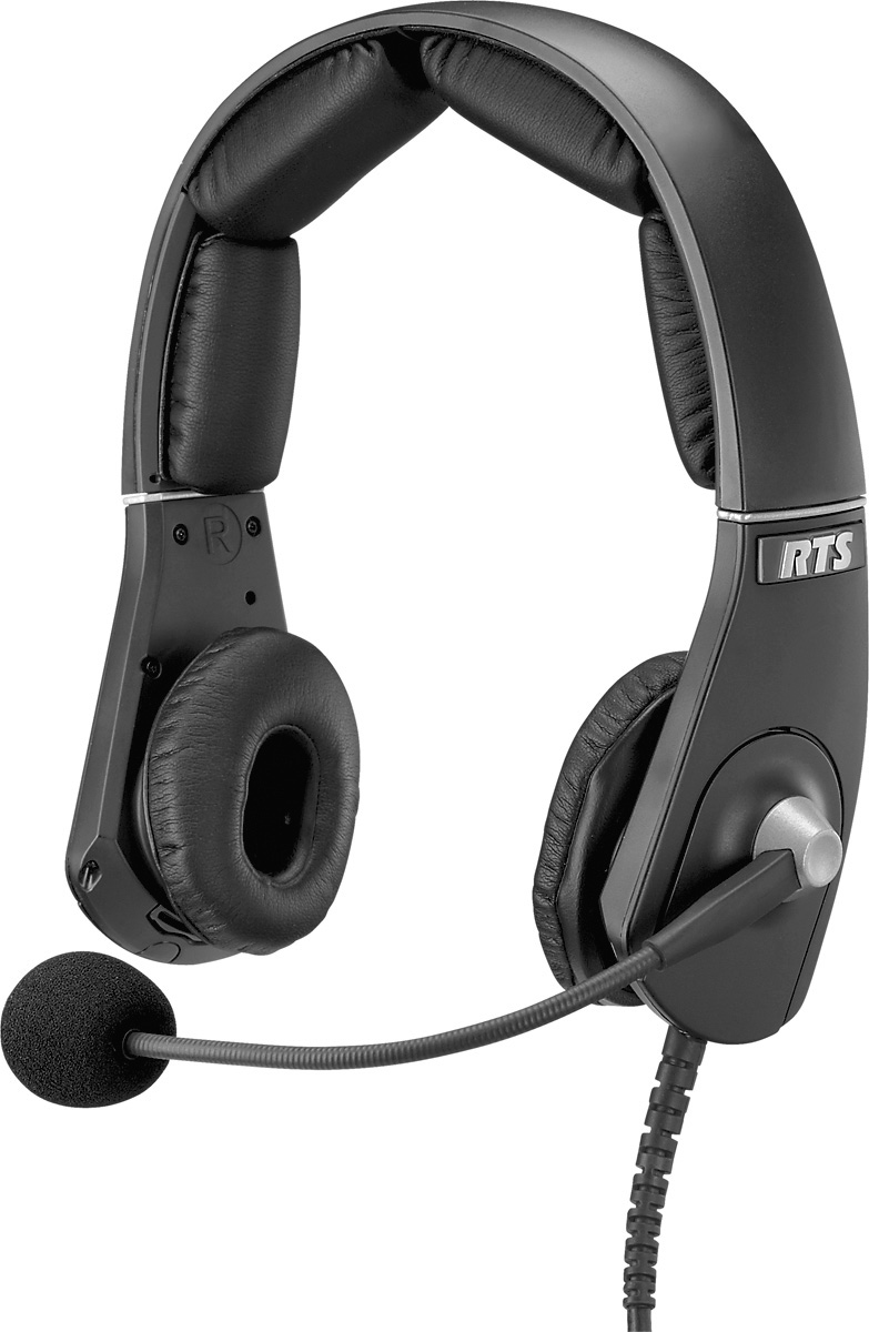 RTS Intercoms RTS-MH-302-A4M Dual-Sided Premium Lightweight Headset A4M Connector RTS Intercoms RTS-MH-302-A4M Dual-Sided Premium Lightweight Headset A4M Connector