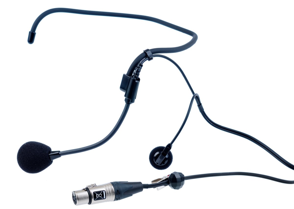 Cc-27 Single Ear Wraparound Headset 4 Pin Xlr