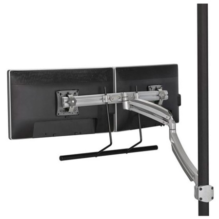 Chief Mounts CHF-K1P22HS Dual Monitor Array Dynamic Pole Mount - Silver Chief Mounts CHF-K1P22HS Dual Monitor Array Dynamic Pole Mount - Silver