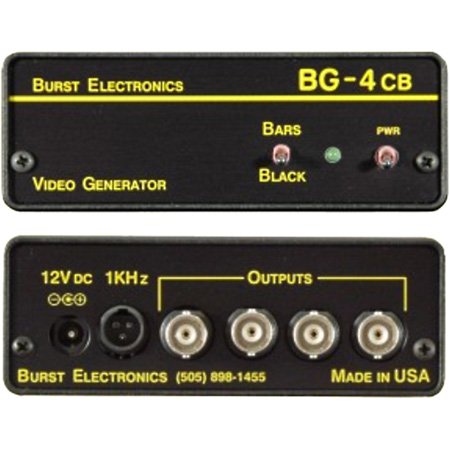 Burst Electronics Burst-bg4cb Quad Output Blackburst Generator With Color Bars