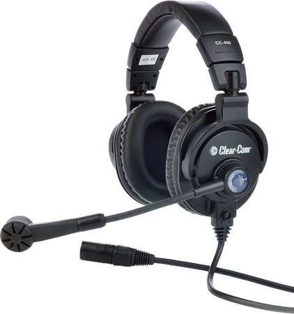 Clcm-cc-400-x4 Double-ear Headset With 4-pin Female Xlr