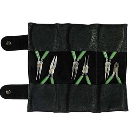 Xcl-c1kn Electronics Pliers Tool Kit With Pouch, 6 Piece