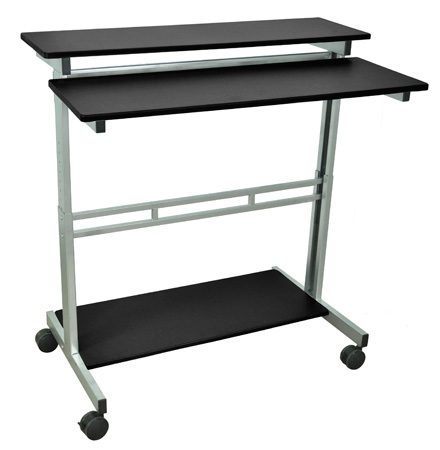Lux-standup-40-b 40 In. Adjustable Height Stand Up Workstation