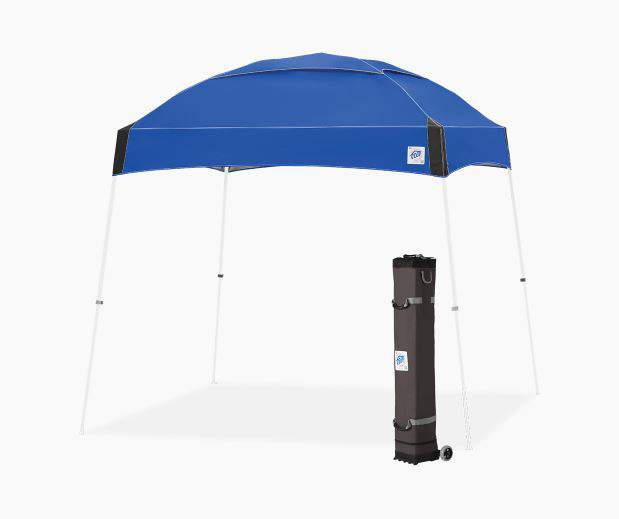 Ezu-dm3wh10rb 10 X 10 Ft. Dome Shelter, White Frame With Royal Blue Top