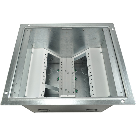 -fl-540p-10-b 10 In. Deep Back Floor Box With Temporary Cover