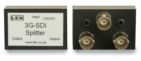 LEN LEN-3GS01 3G-HD SDI Passive 1 x 2 Splitter LEN LEN-3GS01 3G-HD SDI Passive 1 x 2 Splitter