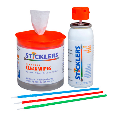 Sticklers Cleaning Products STICK-WCS800 Lint-Free Wipes 3200 Fiber Optic Cleaning Tool Sticklers Cleaning Products STICK-WCS800 Lint-Free Wipes 3200 Fiber Optic Cleaning Tool