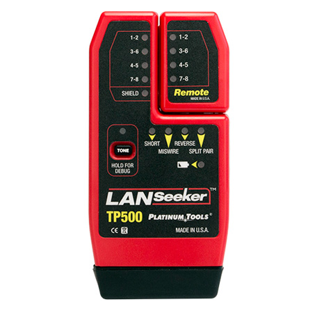 Plat-tp500 Lanseeker Cable Tester Clamshell