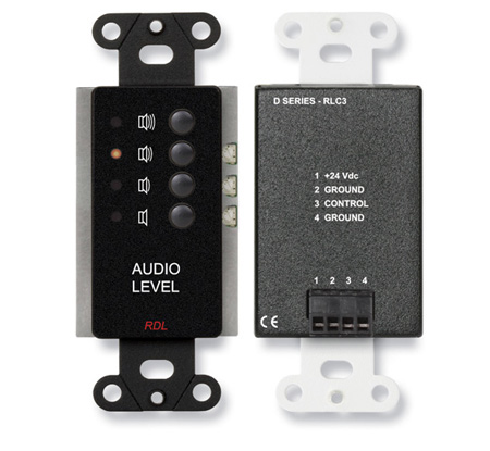 Rdl-db-rlc3 10 Ohm Remote Level Control Wallplates - Preset Levels