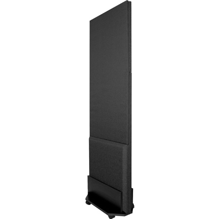 Aur-progo26obs Progo 26 Fabric Freestanding Acoustic Panel With Floor Stand - Obsidian