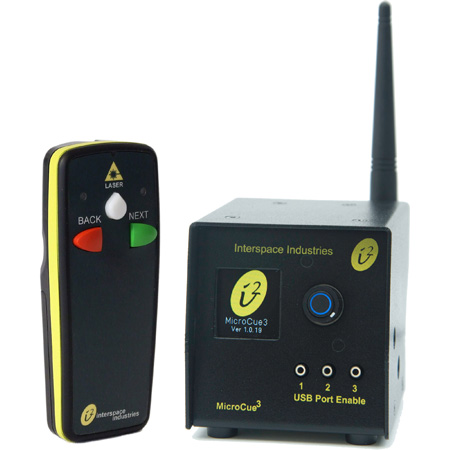 Interspace Industries Inti-mc3-l2 Micro Cue3 3 Usb Cueing System - With 1 X 2-button Laser Handset