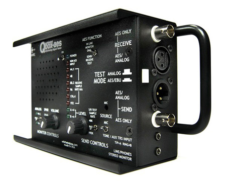 Whirlwind WW-QBOX-AES Audio Line Tester with AES Whirlwind WW-QBOX-AES Audio Line Tester with AES