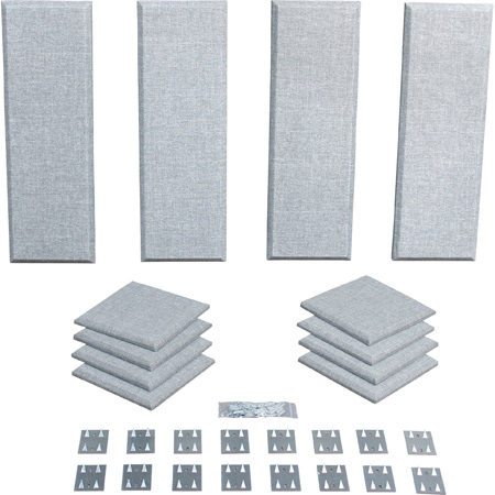 London8-gy 8 Room Kit, Grey - For Rooms - 100 Sq. Ft.