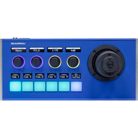 SKAARHOJ SKA-PTZ-FLY-SDI Programmable Compact PTZ Camera Control Panel with SDI & Arduino Shield for BMD Camera Control Data SKAARHOJ SKA-PTZ-FLY-SDI Programmable Compact PTZ Camera Control Panel with SDI & Arduino Shield for BMD Camera Control Data
