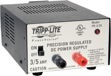 Tripp Lite Trl-pr3-ul 3a Dc Power Supply Precision Regulated Ac-to-dc Conversion Ul-certified