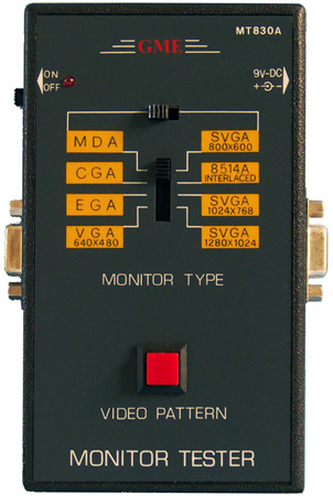 Gme-mt830a Handheld Pattern Generator Pc Monitor Tester