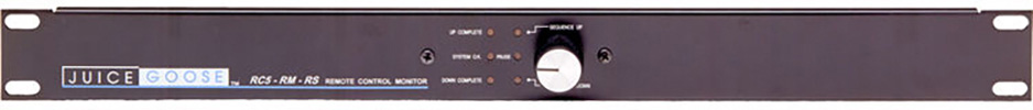Jg-rc5rm-rs Rackmount Knobswitch Control & Monitor - Rotary Switch For Remote Operation Of A Cq Sequencer