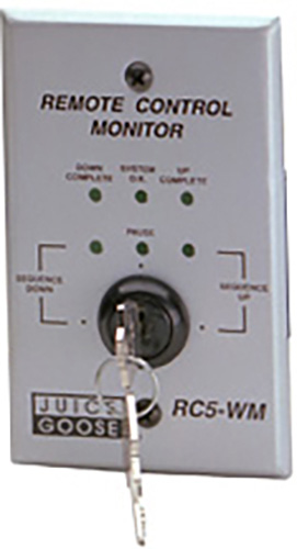 Jg-rc5-wm Wall Or Panel Mount Cq Series Sequenced Power Remote Control Monitor System Key Switch Accessory