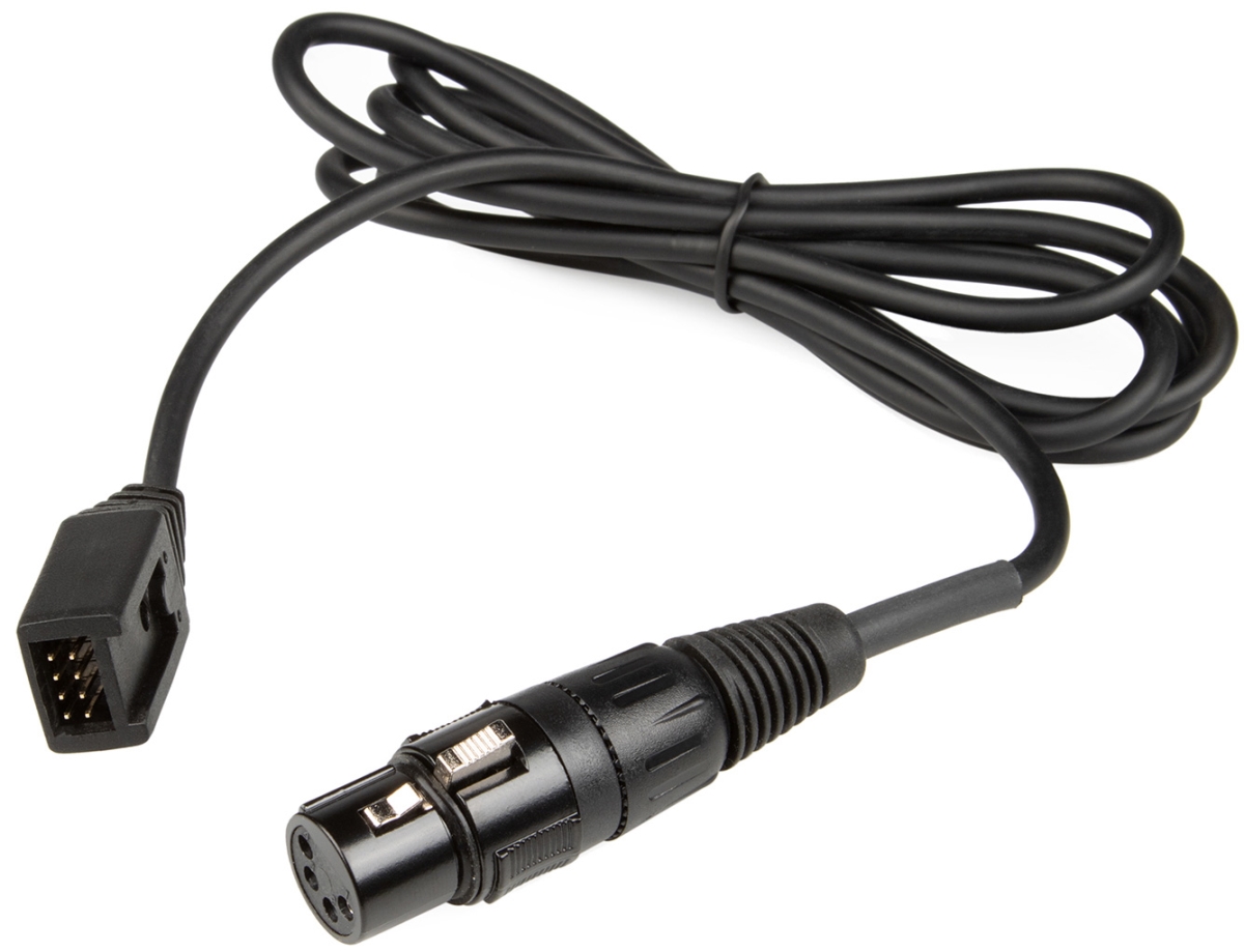 Clcm-hlcn-x4 Cc-300 & 110 Spare Cable With Xlr 4-pin To 8-pin Connectors - 5 Ft.