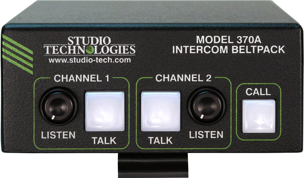 St-model-370a 370a Intercom Beltpack-two Channels - 5-pin Female Headset Connector
