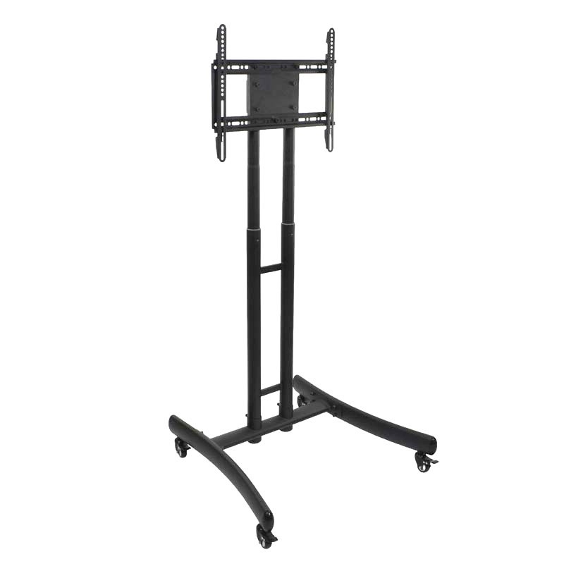 Lux-fp1000 Height Adjustable Rolling Tv Stand