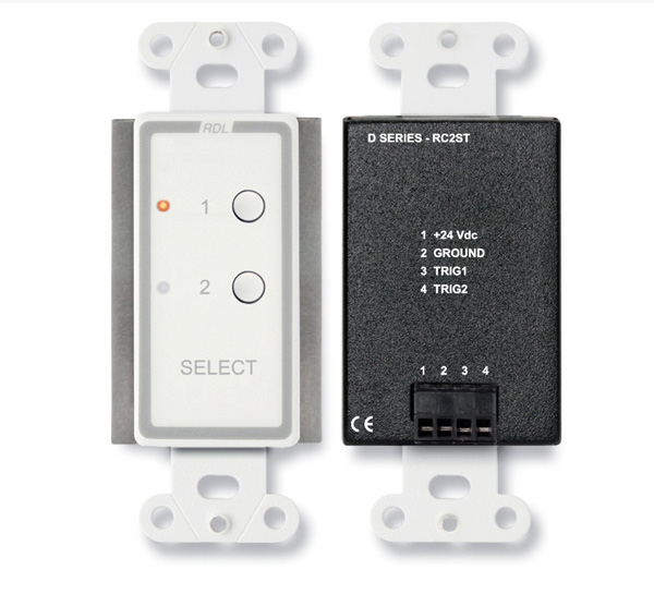 Rdl-d-rc2st 2 Channel Remote Control For Stick-on-remote Selection Of Audio Or Video Sources