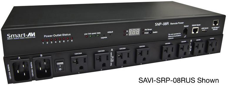 Savi-srp-08reu 8-port Smart Remote Power Unit With Eu Socket
