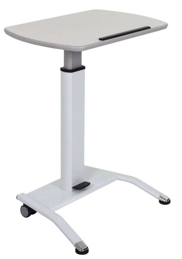 Lux-lx-pnadj-wh Pneumatic Height Adjustable Lectern
