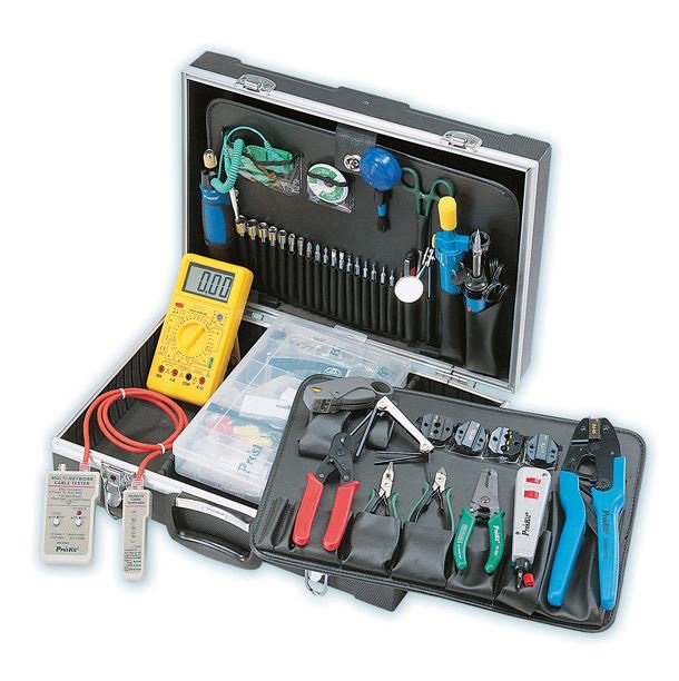 Ecl-500-020 Professional Network Kit In Abs Carrying Tool Case