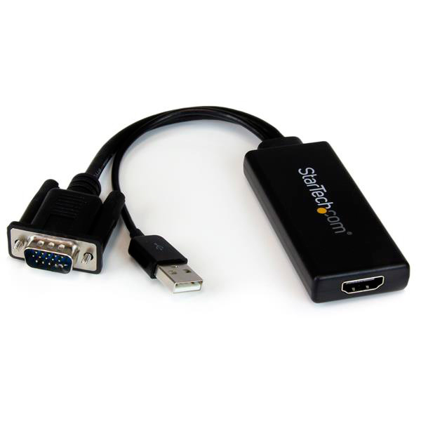 ST-VGA2HDU VGA to HDMI Adaptor with USB Audio & Power 1080P