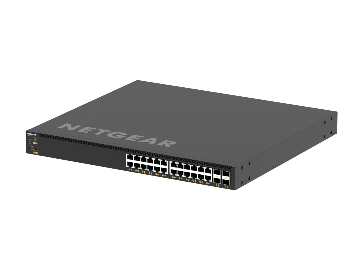 NG-XSM4328CV AV Line M4350 Series 24x10G Multi-Gig PoE Plus 576W Base Up to 720W & 4xSFP28 25G Fully Managed Switch