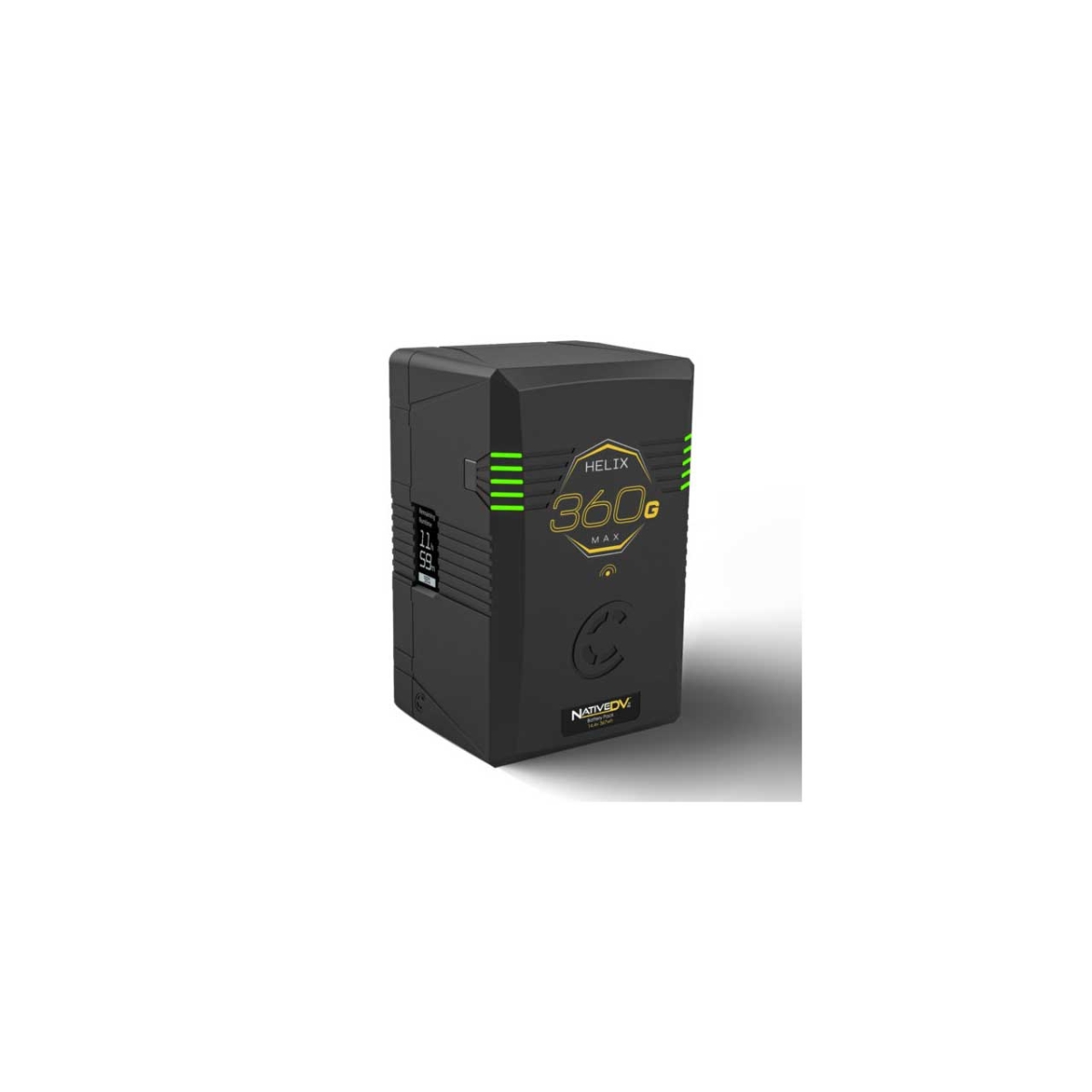 CSW-HLX-360MXG Helix Max 360 Series Native Dual Voltage Lithium Ion 3-Stud Mount Battery Pack - 20A Max Load