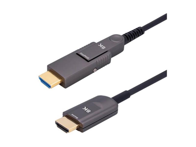 PLK-EZH8-229-DT 229 ft. HDTools 8K60 48Gbps HDMI 2.1 Over Detachable Fiber Cable