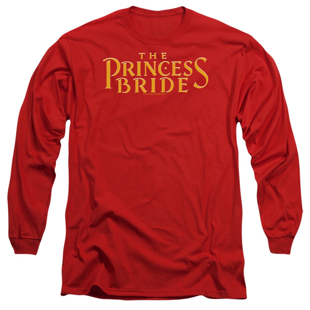 PB104E-AL-5 Princess Bride Logo Adult Long Sleeve T-Shirt, Red - 2X