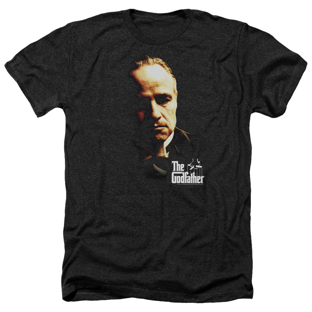 UPC 191782034878 product image for PAR591-HA-1 Godfather Don Vito Adult Regular Fit Heather Short Sleeve T-Shirt | upcitemdb.com