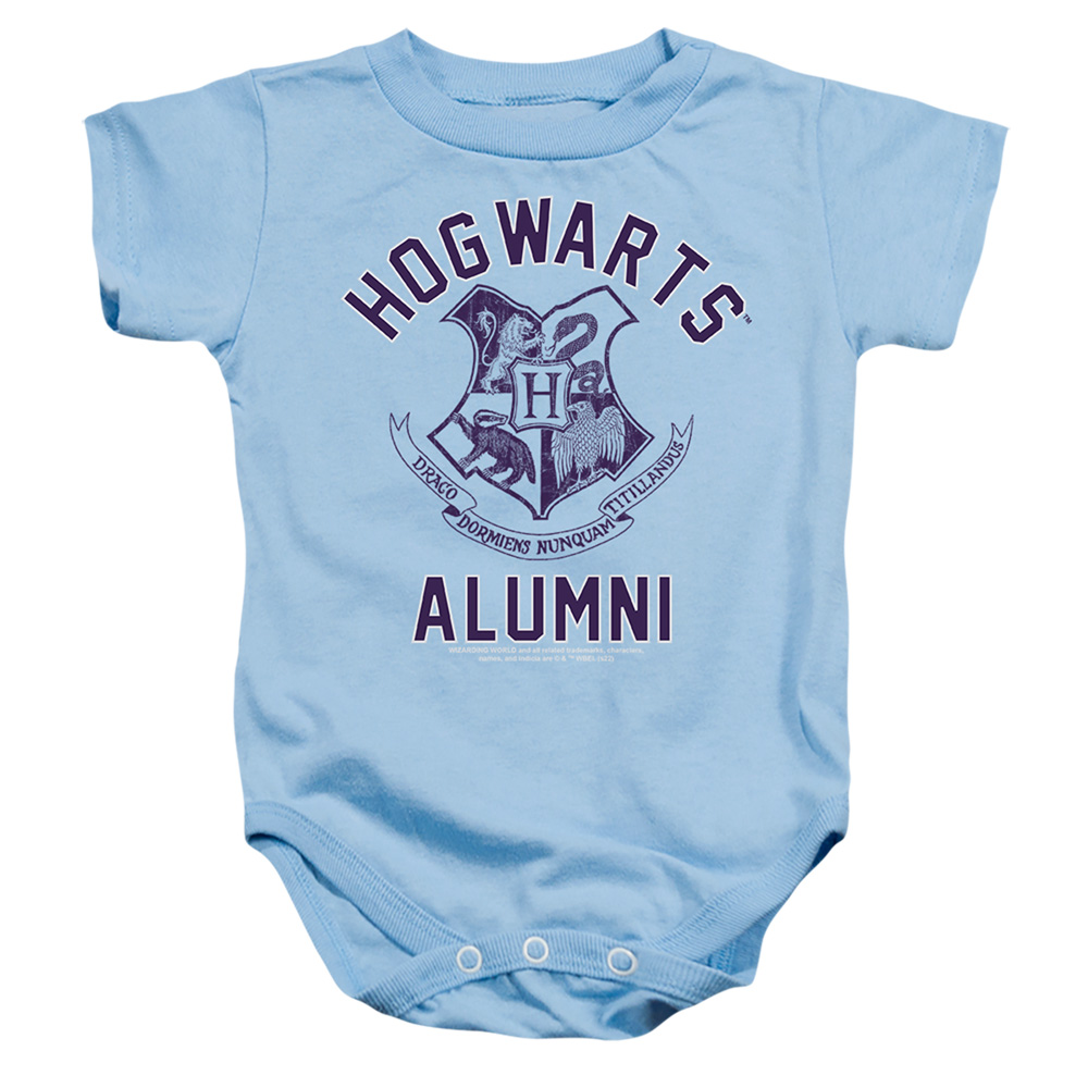 HP8979-SS-2 Harry Potter Hogwarts Alumni 1 Infant Snapsuit, Light Blue - Medium - 12 Month