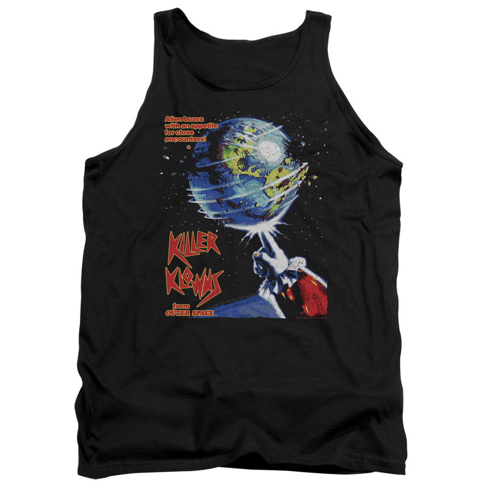 MGM330-TK-2 Killer Klowns From Outer Space Invaders Adult Tank Top, Black – Medium