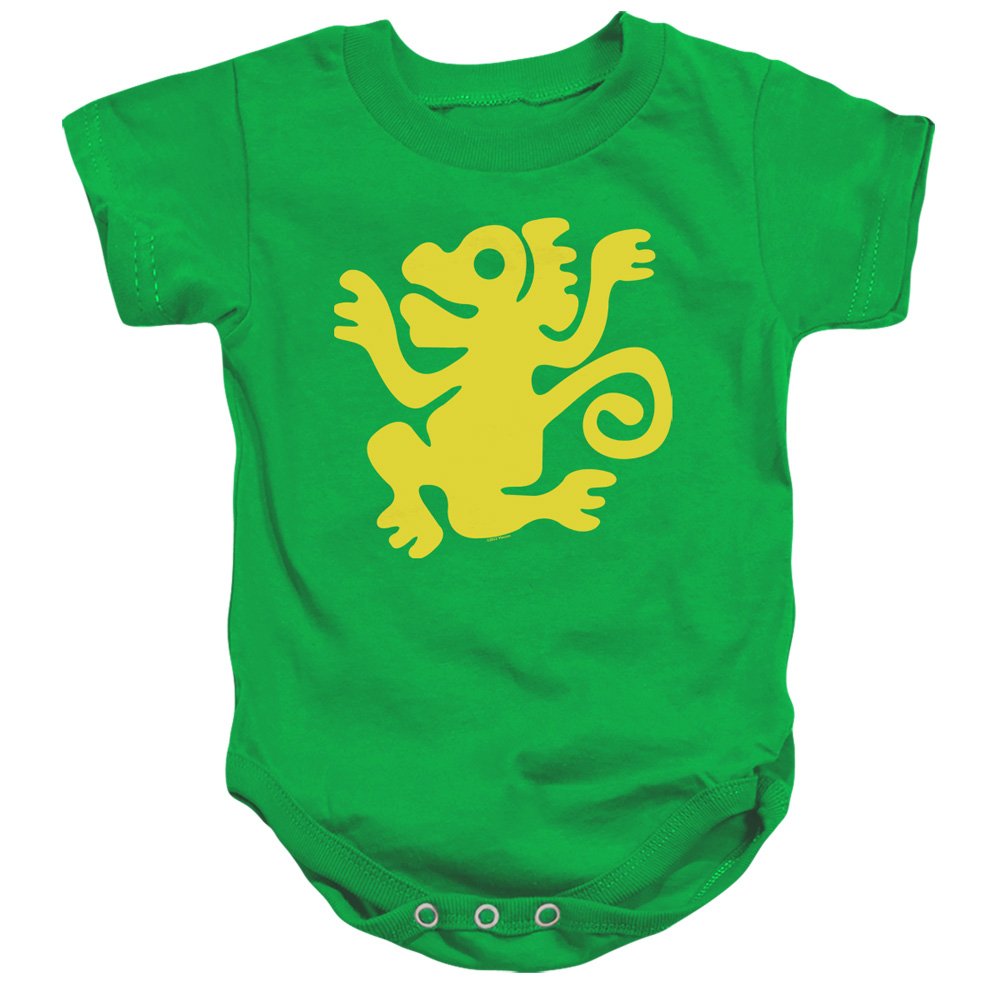 NICK346-SS-3 Legends of The Hidden Temple Green Monkeys Infant Snapsuit, Kelly Green - Large - 18 Month