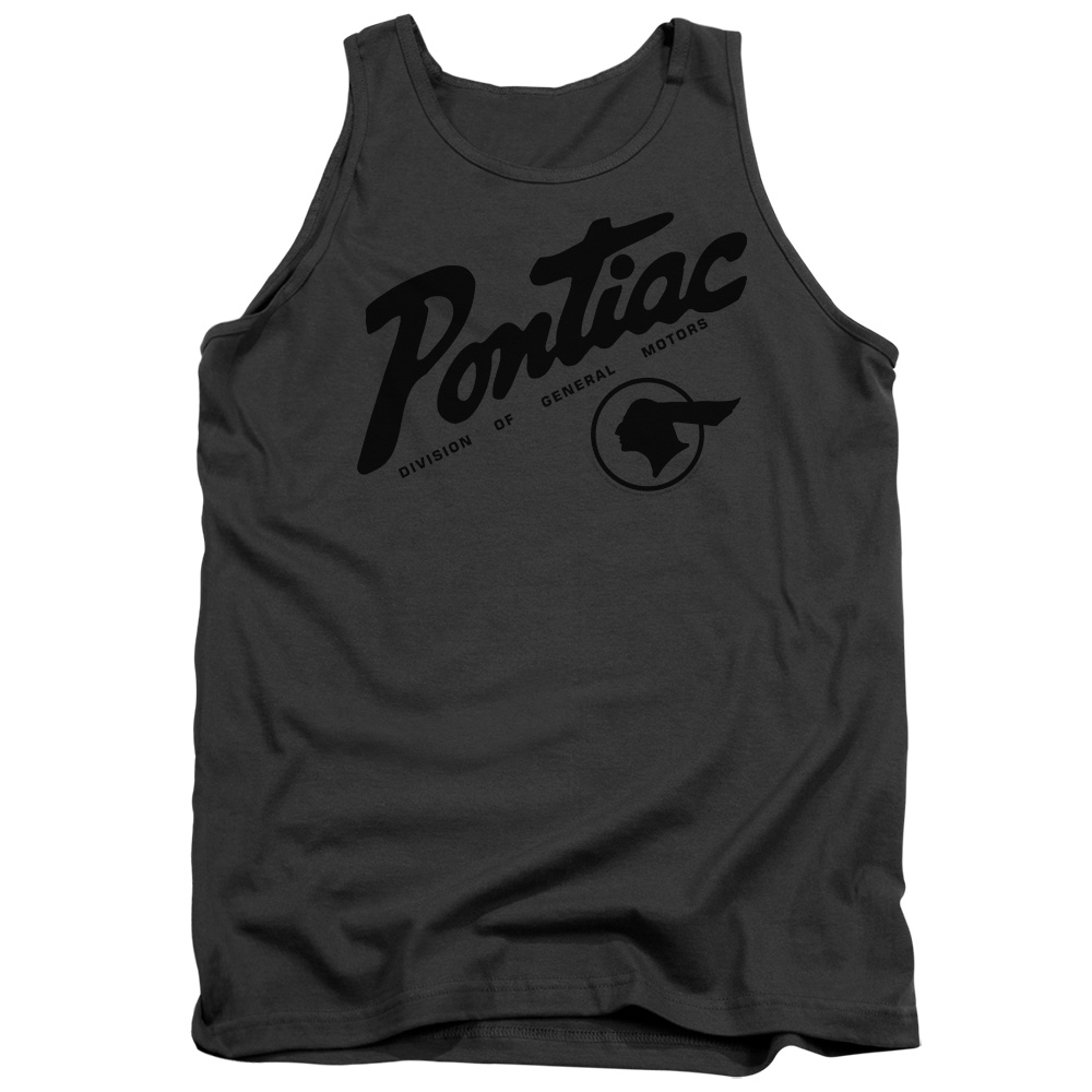 UPC 889832836021 product image for PTC107-TK-4 Pontiac Division Adult Tank Top, Charcoal - Extra Large | upcitemdb.com