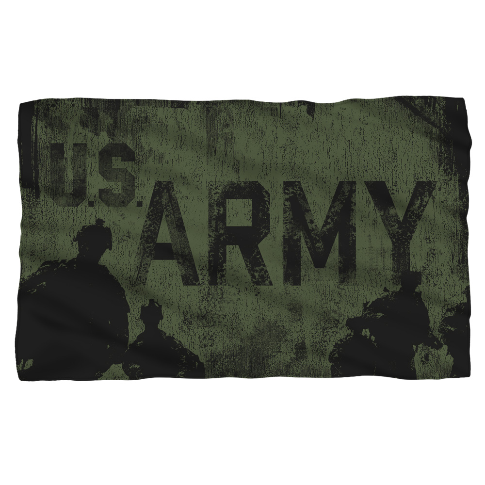 Army & Strong-fleece Blanket, White - 36 X 58 In.