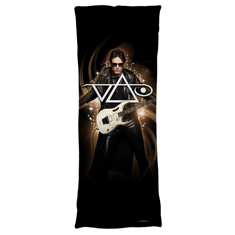 Band171-plo7-18x54 Steve Vai & Ethereal-microfiber Body Pillow, White - 18 X 54 In.