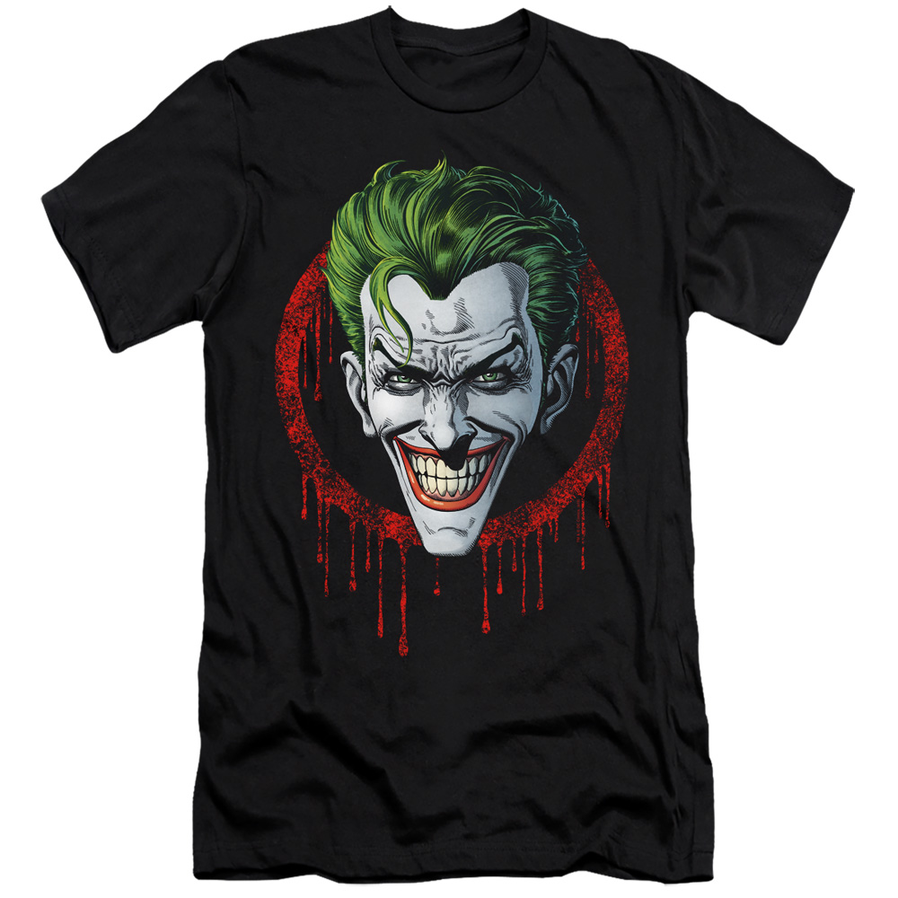 UPC 724086861866 product image for BM2973-PSF-1 Batman & Joker Drip-HBO Short Sleeve Adult 30-1 T-Shirt, Black  | upcitemdb.com