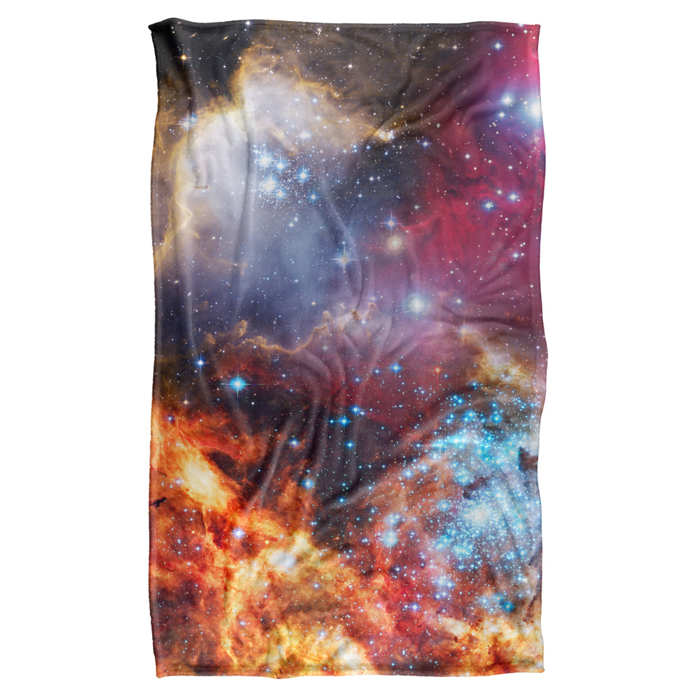 36 X 58 In. Galactic 2 Silky Touch Blanket, White