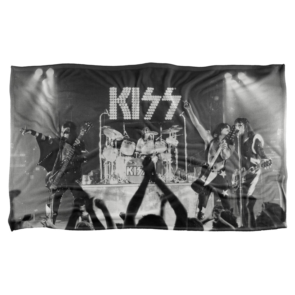 36 X 58 In. Kiss & Staged Silky Touch Blanket, White
